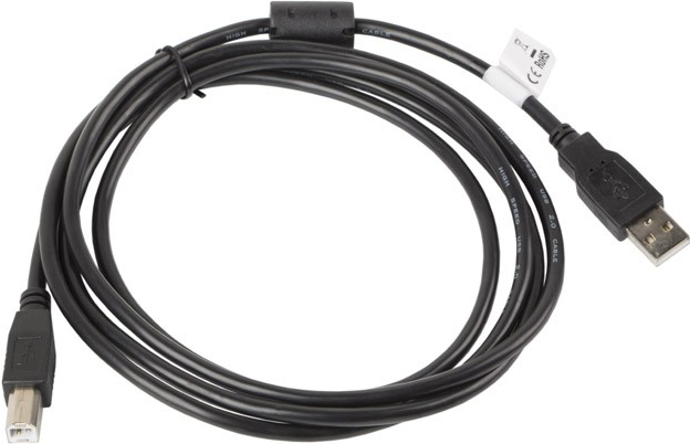 Lanberg CA-USBA-11CC-0018-BK USB Kabel 1,8 m 2.0 USB B Schwarz (CA-USBA-11CC-0018-BK)