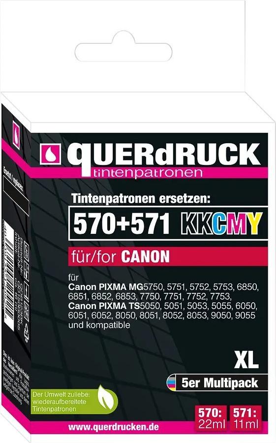 TINTE FUER CANON PGI570/CLI571 (5) XL Multipack cmykk Blister (QD150C0017)