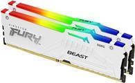 KINGSTON FURY Beast 32GB DIMM 5600MT/s DDR5 CL36 Kit of 2 White RGB EXPO (KF556C36BWEAK2-32) (geöffnet)