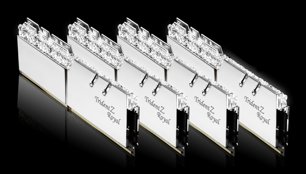 G.Skill Trident Z Royal Series DDR4 64 GB Kit (4x16 GB) 3200 MHz CL16 Silber