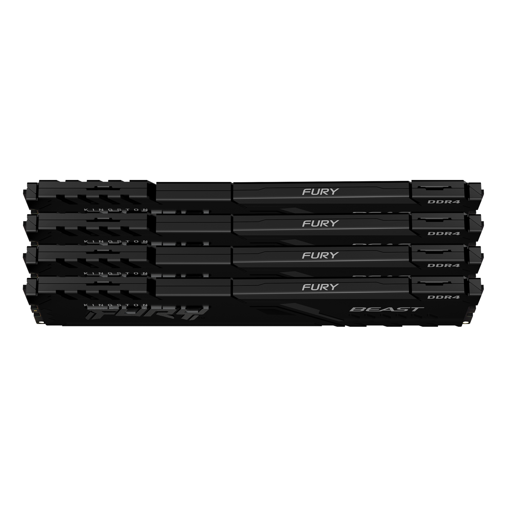 Kingston FURY Beast 128 GB RAM (4x32 GB) DDR4 3200 MHz CL16 DIMM Kit Schwarz