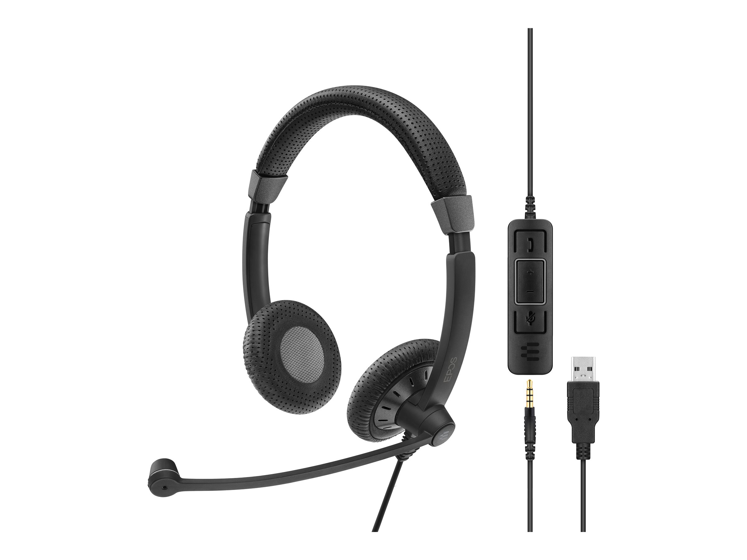 EPOS SC 75 USB-A MS On-Ear Headset 3,5 mm Klinke USB Schwarz
