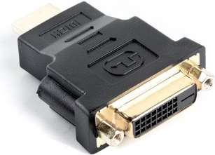 Lanberg AD-0014-BK Kabeladapter HDMI DVI-D (F) (24 + 5) Schwarz (AD-0014-BK)