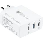 Alcasa PCA-W001W. Aufladetyp: Indoor, Energiequelle: AC, Aufladekompatibilität: Universal. Eingangsspannung: 100 - 240 V, Maximale Ausgangsspannung: 20 V. USB Typ-C Anzahl Anschlüsse: 2, Schnellladung, Energieschutzeigenschaften: Überstrom, Überspannung, Überhitzung, Überlastschutz, Kurzschluß. Produktfarbe: Weiß (PCA-W001W)