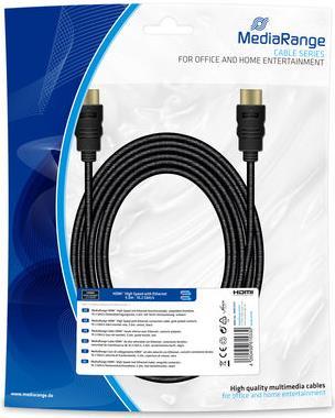 MediaRange MRCS211 HDMI-Kabel 5 m HDMI Typ A (Standard) Schwarz (MRCS211)