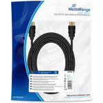 MediaRange MRCS211 HDMI-Kabel 5 m HDMI Typ A (Standard) Schwarz (MRCS211)