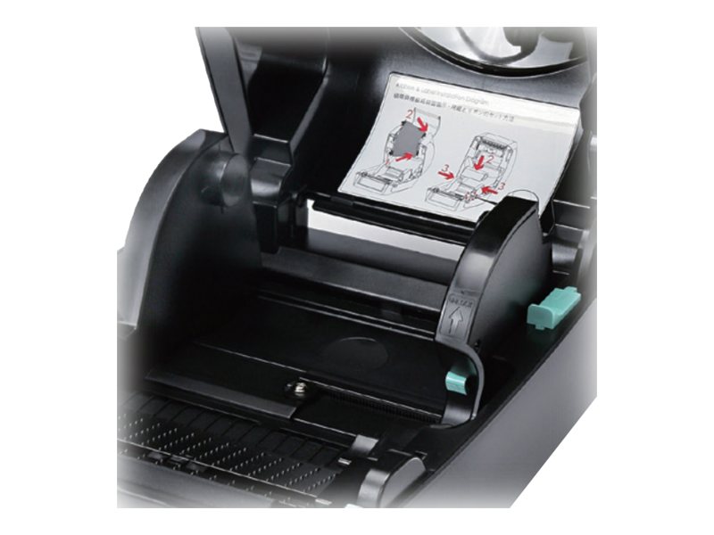 GoDEX RT730 Etikettendrucker Thermodirekt/Thermotransfer 300 dpi 102 mm/s USB LAN RS-232 Schwarz