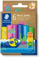 STAEDTLER Plastilin-Knete Noris Jumbo glitter (842M C6)