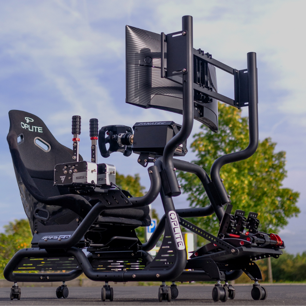 Oplite Feststellbare Lenkrollen für GTR S8 / S8 Elite Schwarz
