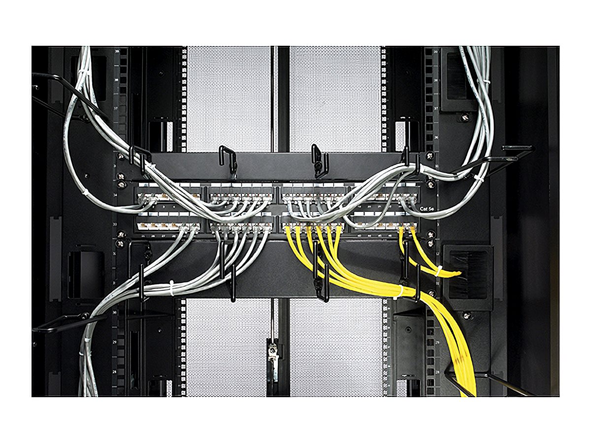 APC Kabelmanagementring 1U AR7707 Schwarz