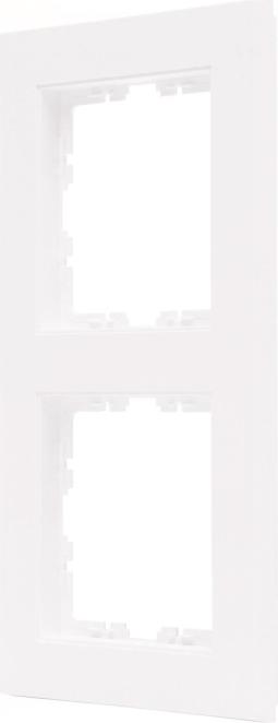 Kopp HK07-Abdeckrahmen 2-fach 402632005 Farbe:arktisweiß matt 1 (402632005)