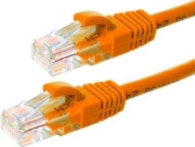 DSIT CAT6 Netzwerkkabel, U/UTP, 50 Meter, Orange, 100% Kupfer (DC-66-500)