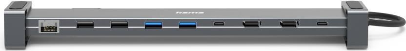 Hama Connect2Office Basic Kabelgebunden USB 3.2 Gen 1 (3.1 Gen 1) Type-C Anthrazit - Grau (00200145)