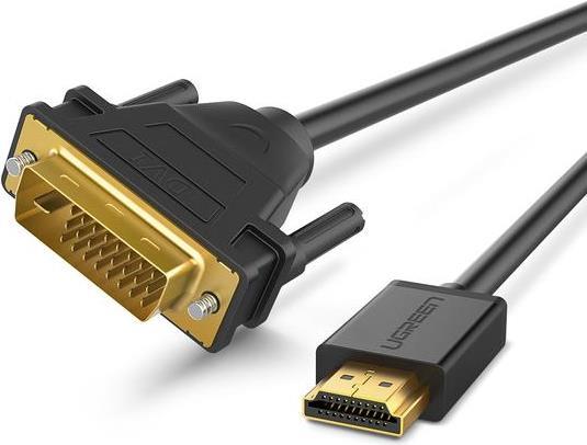 Ugreen 30116 Videokabel-Adapter 1 m DVI HDMI Schwarz (30116)