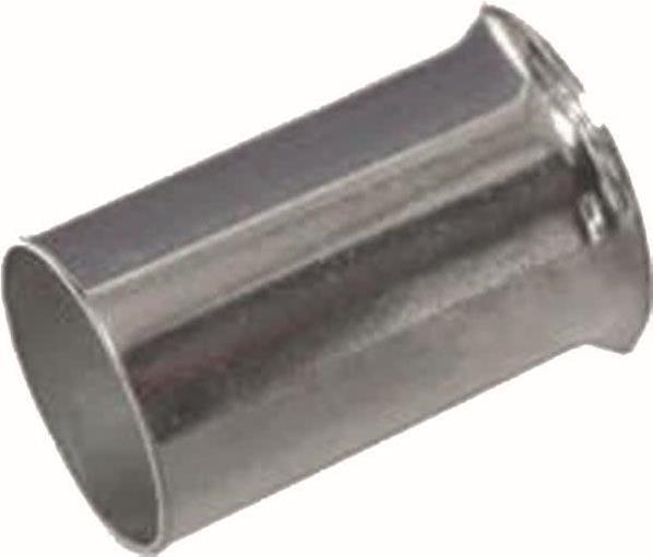 100 Stück - Intercable Aderendhülse 6qmm verzinnt ICAE612 / 558124 (180040)