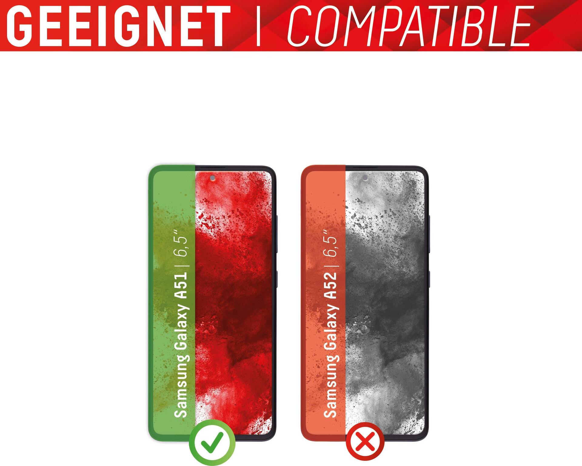 Displex Panzerglas (10H) für Samsung Galaxy A51 (01218)