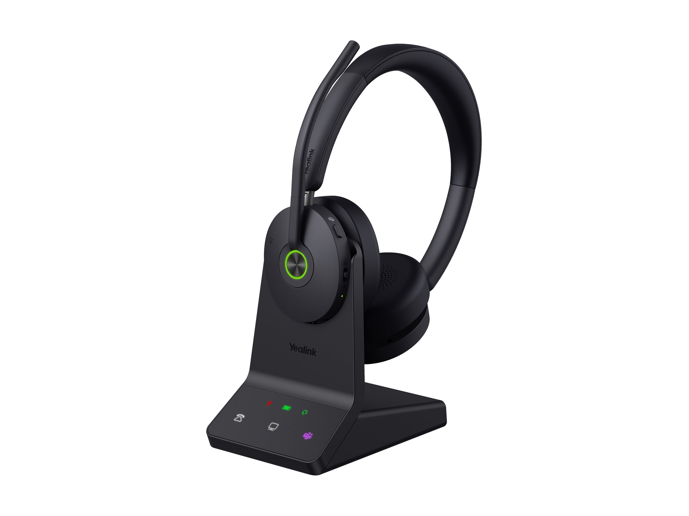 Yealink WH68 Teams Headset On-Ear Kabellos DECT/Bluetooth/USB-C ANC Schwarz