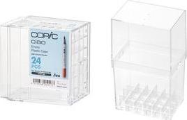 COPIC Acryl-Display für 24 Ciao Marker, unbestückt aus glasklarem Acryl, geeignet für 24 COPIC Marker Ciao - 1 Stück (22075D24)