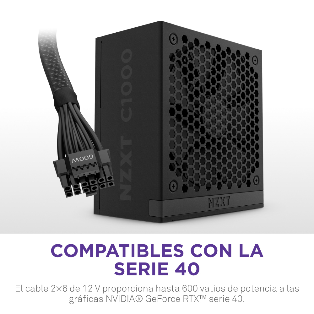 NZXT C-Series C1000 1000 W 80 PLUS Gold Schwarz