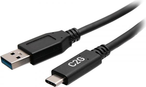 C2G 15,20cm (6")  Kabel USB-C® Stecker auf USB-A Stecker (C2G28874)