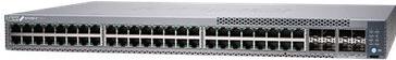 Juniper EX4100-F 48-Port 10/100/1000BaseT PoE+, 4x 10G SFP+ Uplink ports, 4x 10G SFP+ Stacking ports (optics sold separately) with StandardSW.TAA Compliant. (EX4100-F-48P)
