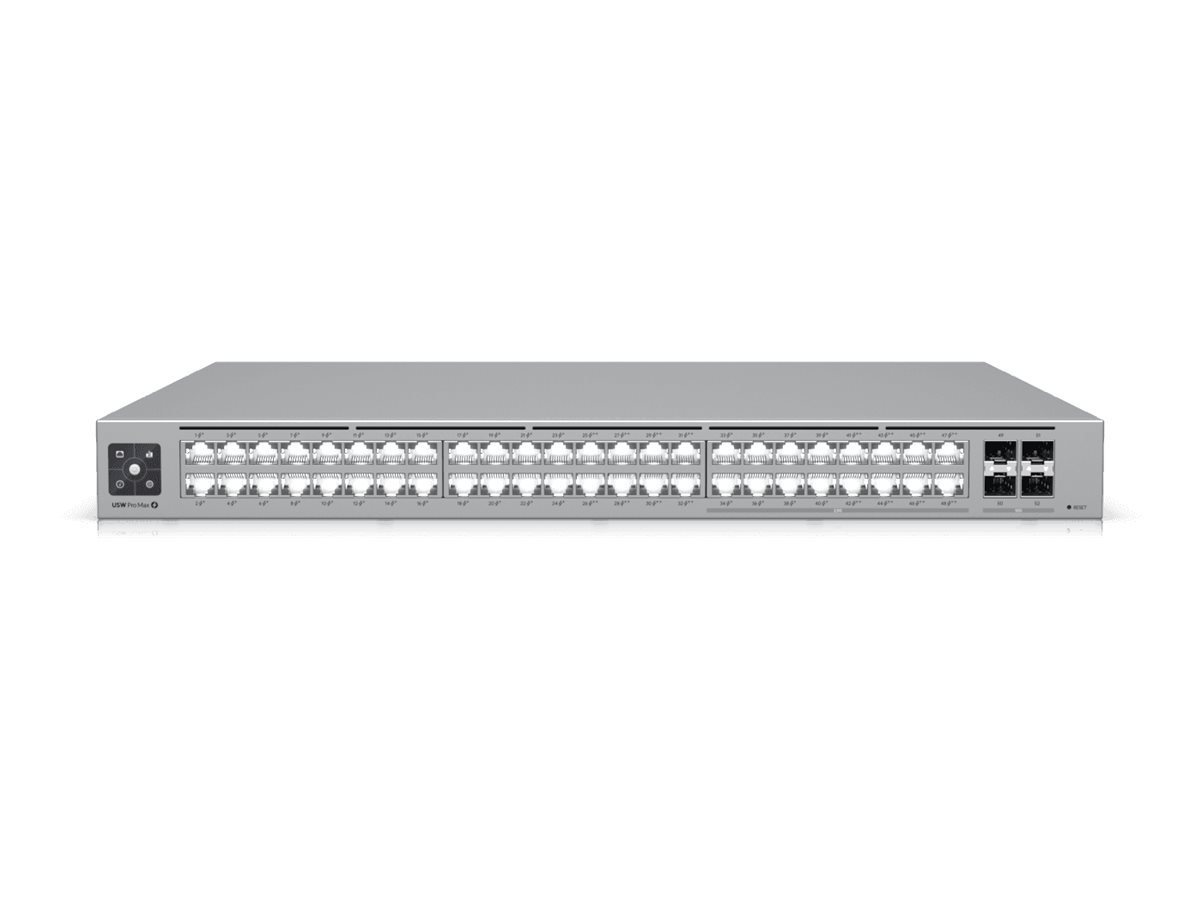 Ubiquiti UniFi Pro Max 48 PoE Managed L3 Switch 48 Ports PoE++ Grau