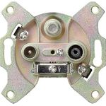 GIRA 093700 TV + SAT Metallisch Steckdose (093700)