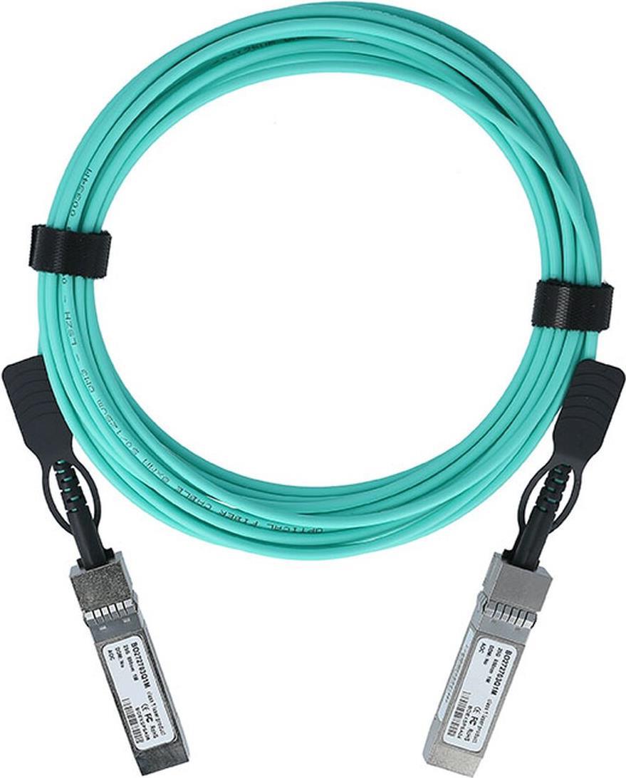 Kompatibles TP-Link SFP28-AOC-15M SFP28 BlueOptics Aktives Optisches Kabel (AOC), 25GBASE-SR, Ethernet, Infiniband, 15 Meter (SFP28-AOC-15M-TL-BO)