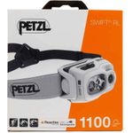 Petzl SWIFT RL. Taschenlampen Typ: Stirnband-Taschenlampe, Produktfarbe: Schwarz, Weiß, Steuerung: Tasten. Zertifizierung: CE, UKCA. Lampentyp: LED, Lichtleistung: 1100 lm, Lichtstrahl-Entfernung (max.): 155 m. Aufladequelle: USB, Akku-/Batterietyp: Integrierte Batterie, Akku-/Batterietechnologie: Lithium-Ion (Li-Ion). Gewicht: 100 g (E095BB02)