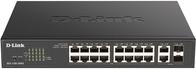 D-Link Switch 16G 2SFP PoE+ 130W 16x10/100/1000 2xSFP PoE (DGS-1100-18PV2)