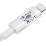 Baseus Gem USB-C zu iP Schnellladekabel 1 m 20 W Weiß (P10373001211-00)