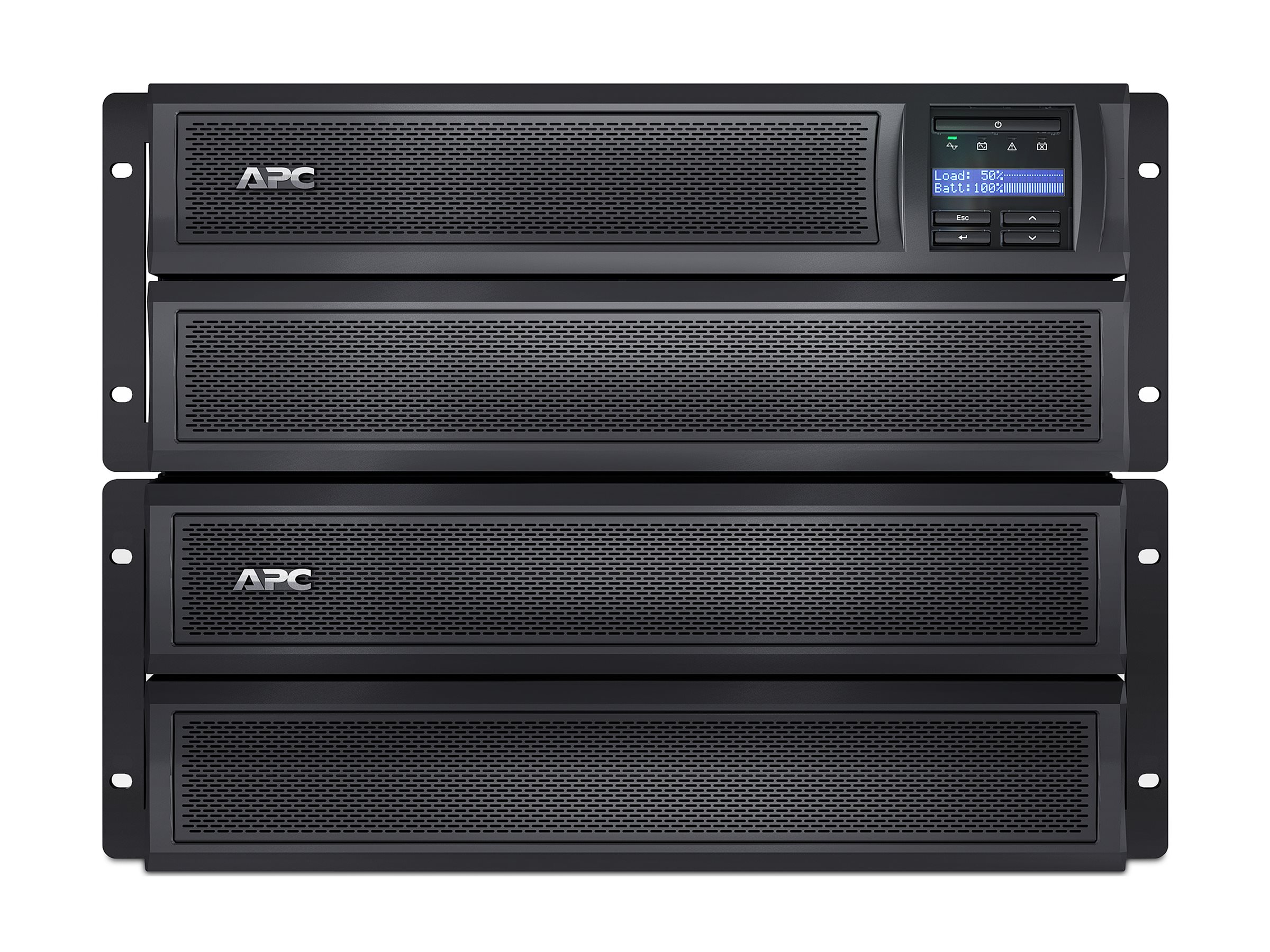 APC Smart-UPS X 3000 Rack/Tower LCD USV 3000 VA / 2700 W Line-Interactive Schwarz