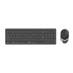 Rapoo 9750M Tastatur Maus enthalten RF Wireless + Bluetooth QWERTZ Deutsch Grau (00215379)