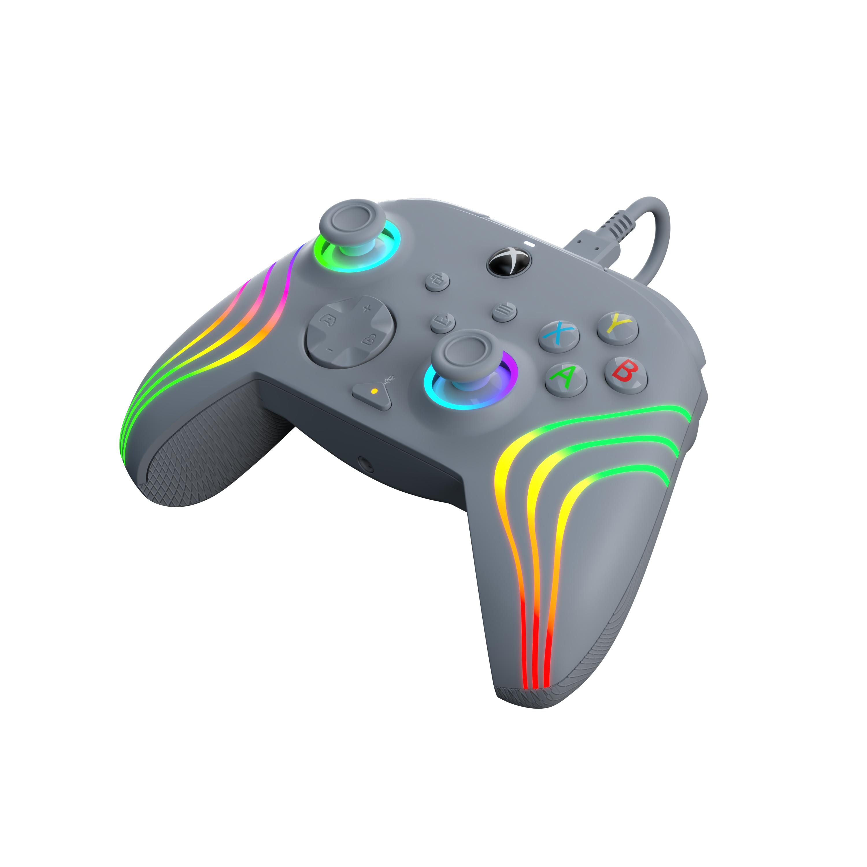 PDP Afterglow Wave Gamepad kabelgebunden USB-C Grau