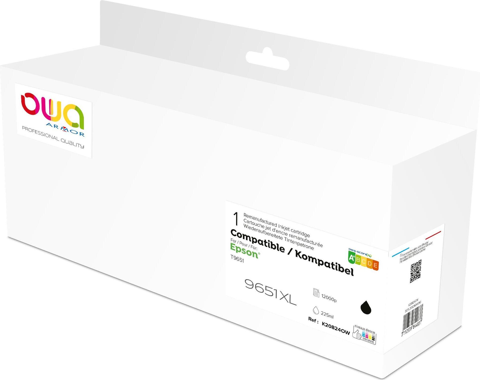 Armor K20824OW Druckerpatrone 1 Stück(e) Kompatibel Schwarz (K20824OW)