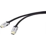 SpeaKa Professional HDMI Anschlusskabel 2.00 m verdrillte Paare Black [1x HDMI-Stecker - 1x HDMI-Stecker] (SP-9063172)