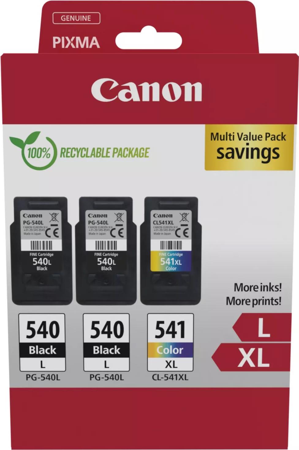 Canon PG-540L x2/CL-541XL Triple Pack (5224B017)