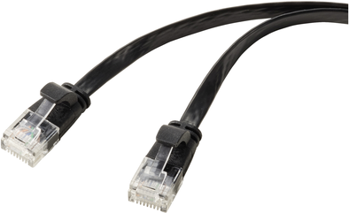 Renkforce RF-5771530 Netzwerkkabel Schwarz 0,5 m Cat6 U/UTP (UTP) (RF-5771530)