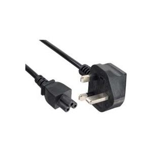 InLine Netzkabel Netzstecker England - 3pol/Buchse 2,0 m schwarz (16656E)