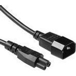 ACT Powercord C14 - C5 black 0.25 m (AK5252)