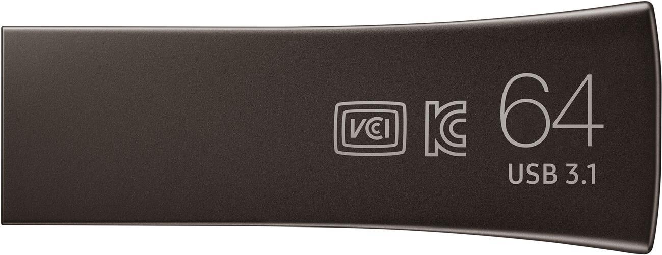 Samsung BAR Plus USB-Stick 64 GB USB 3.1 Titan Gray