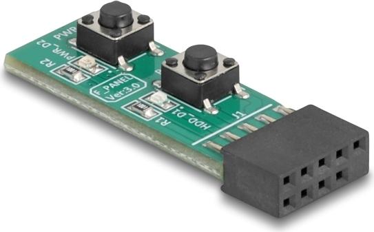 Delock Schalter mit Resettaste und Ein-/Austaste für PC-Mainboard (64356)