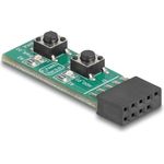 Delock Schalter mit Resettaste und Ein-/Austaste für PC-Mainboard (64356)