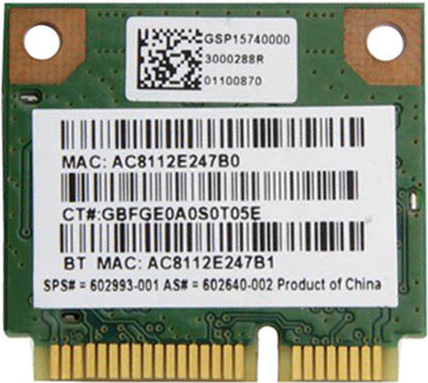 HP WLAN BGN (1x1) HMC (602993-001)