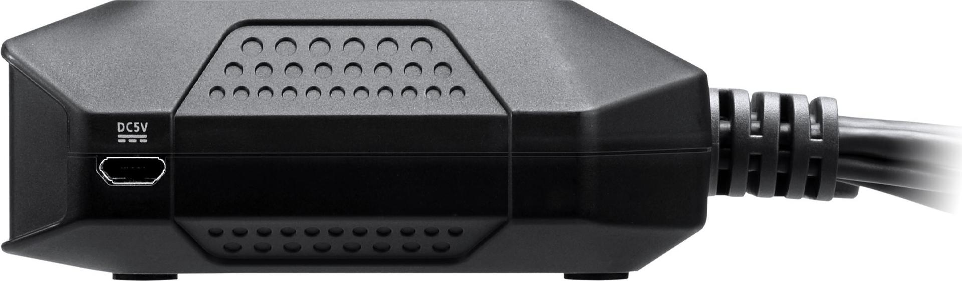 ATEN CS52DP KVM-Switch 2-Port USB-C DisplayPort 4096 x 2160 Schwarz