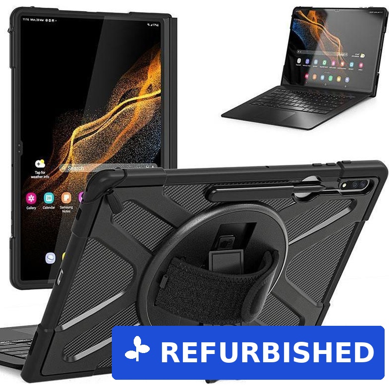 eSTUFF ATLANTA 37,1 cm (14.6 Zoll) Cover Schwarz (ES68230010-BULK) (geöffnet)