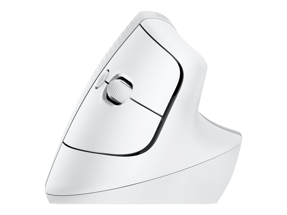 Logitech Lift for Mac Vertikale Maus kabellos 4000 DPI Off-White