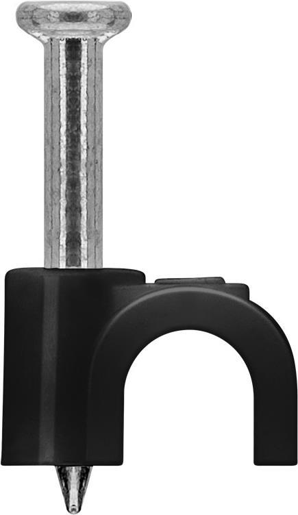WENTRONIC Goobay Kabelschelle 4 mm, schwarz (64677)