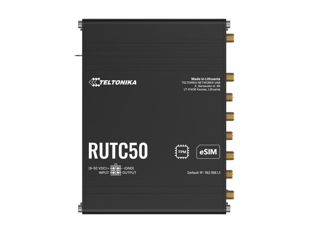 Teltonika RUTC50 WLAN-Router 5G Wi-Fi 6 3.4 Gbps