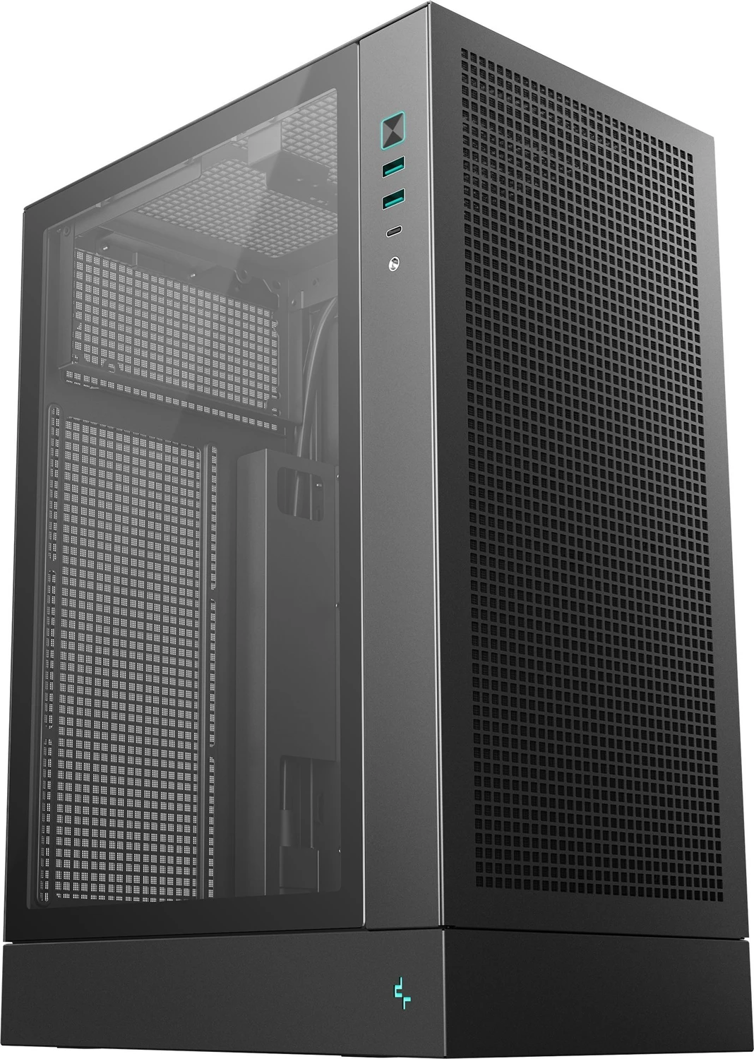 DeepCool CH170 PLUS Midi-Tower PC-Gehäuse micro ATX Mini-ITX Schwarz (R-CH170-BKNGM0-G)